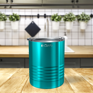 Teal Translucent 10oz Lowball Tumbler