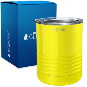 Yellow Gloss 10oz Lowball Tumbler