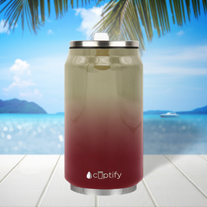 Florida Ombre 12oz Cola Can Bottle