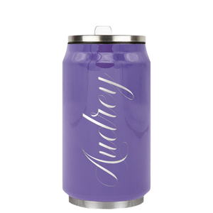 Cuptify Personalized on Lavender Gloss 12 oz Cola Can Bottle