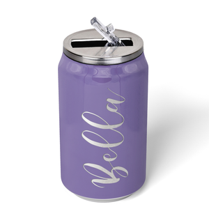 Cuptify Personalized on Lavender Gloss 12 oz Cola Can Bottle