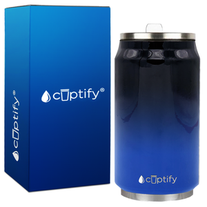 Midnight Sky Ombre 12oz Cola Can Bottle