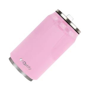 Pastel Pink Gloss 12oz Cola Can Bottle