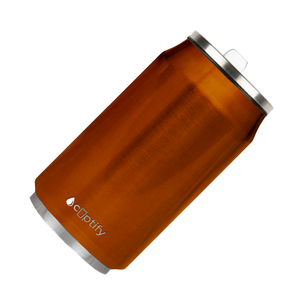 Orange Translucent 12oz Cola Can Bottle