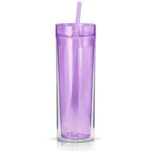 Cuptify 16 oz Acrylic Skinny Tumbler - Lavender
