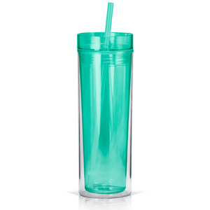 Cuptify 16 oz Acrylic Skinny Tumbler - Mint