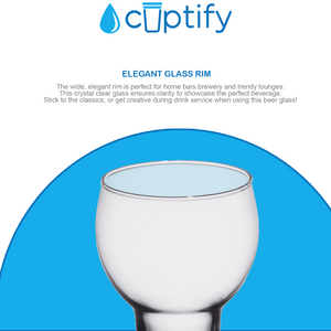 Cuptify 16oz Craft Master Beer Glass