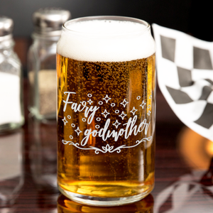 Fairy Godmother 16 oz Beer Glass Can