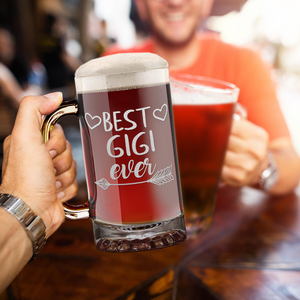 Best Gigi Ever 16 oz Beer Mug Glass