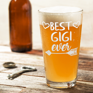 Best Gigi Ever Beer Pint Glass