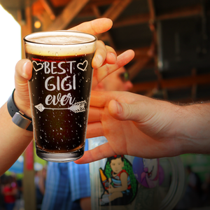 Best Gigi Ever Beer Pint Glass