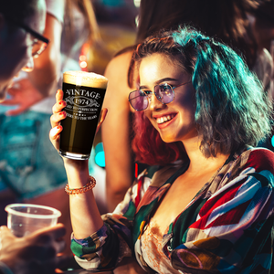 Vintage Aged To Perfection 1974 Glass Pint