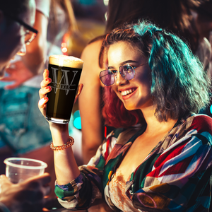 InitialMonogram with Name or Surname Beer Glass Pint