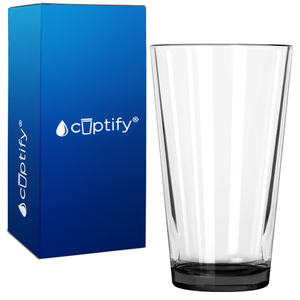 Cuptify Black Bottom 16oz Beer Pint Glass