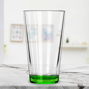 Cuptify Green Bottom 16oz Beer Pint Glass