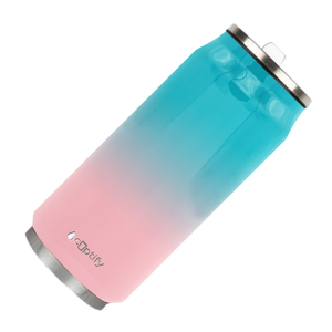 Cotton Candy Ombre 16oz Cola Can Bottle