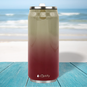 Florida Ombre 16oz Cola Can Bottle