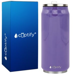 Lavender Gloss 16oz Cola Can Bottle