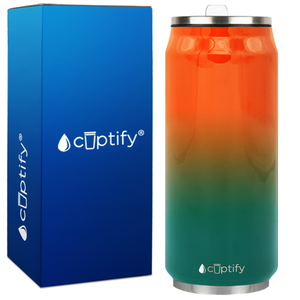 Miami Ombre 16oz Cola Can Bottle