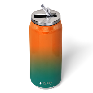 Miami Ombre 16oz Cola Can Bottle