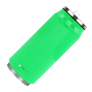 Neon Green Gloss 16oz Cola Can Bottle