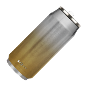 Gold Ombre Translucent 16oz Cola Can Bottle