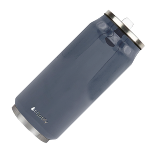 Periwinkle Gray Gloss 16oz Cola Can Bottle