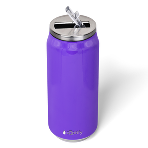 Purple Gloss 16oz Cola Can Bottle