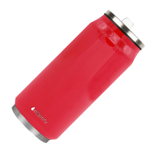 Red Gloss 16oz Cola Can Bottle