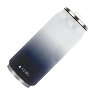 Snowy Mountains Ombre 16oz Cola Can Bottle