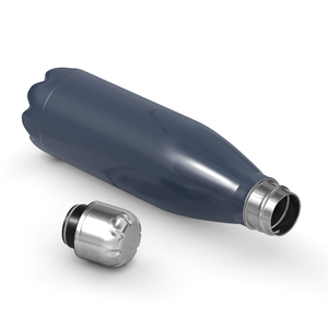 Cuptify Personalized on Blue Gray Gloss 17 oz Cola Can Bottle