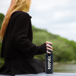 Cuptify Personalized on Black Gloss 17 oz Cola Can Bottle