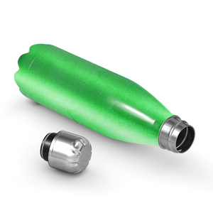 Green Glitter 17oz Retro Water Bottle