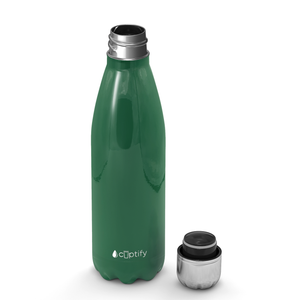 Green Gloss 17oz Retro Water Bottle