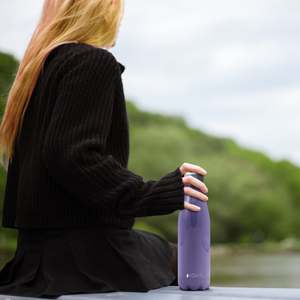 Lavender Gloss 17oz Retro Water Bottle