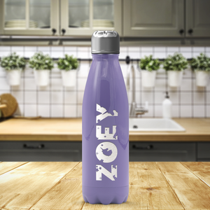 Cuptify Personalized on Lavender Gloss 17 oz Cola Can Bottle