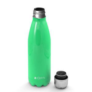 Neon Green Gloss 17oz Retro Water Bottle