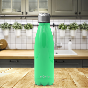 Neon Green Gloss 17oz Retro Water Bottle
