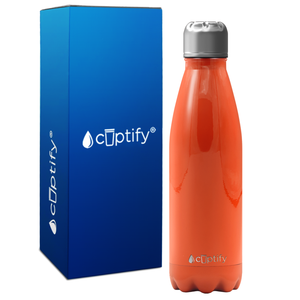 Orange Gloss 17oz Retro Water Bottle