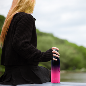 Panther Ombre 17oz Retro Water Bottle