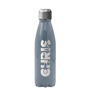 Cuptify Personalized on Squirrel Gray Gloss 17 oz Cola Can Bottle