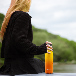 Sunrise Ombre 17oz Retro Water Bottle