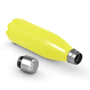 Cuptify Personalized on Sunshine Yellow Gloss 17 oz Cola Can Bottle