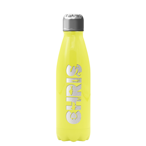 Cuptify Personalized on Sunshine Yellow Gloss 17 oz Cola Can Bottle