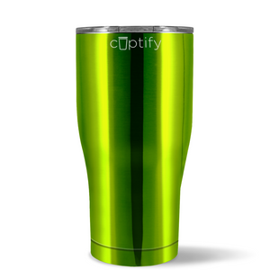 Green Apple Translucent 20oz Curve Tumbler