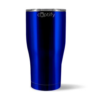 Intense Blue Candy 20oz Curve Tumbler