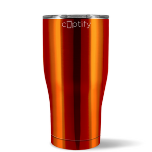 Orange Translucent 20oz Curve Tumbler