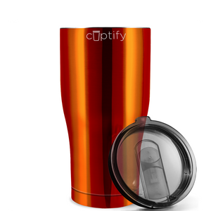 Orange Translucent 20oz Curve Tumbler
