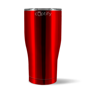 Translucent Red 20oz Curve Tumbler