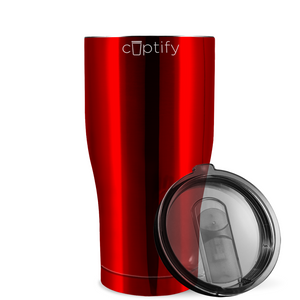 Translucent Red 20oz Curve Tumbler